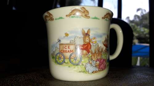 4 items 1950 royal doulton bunnykins Barbara Vernon