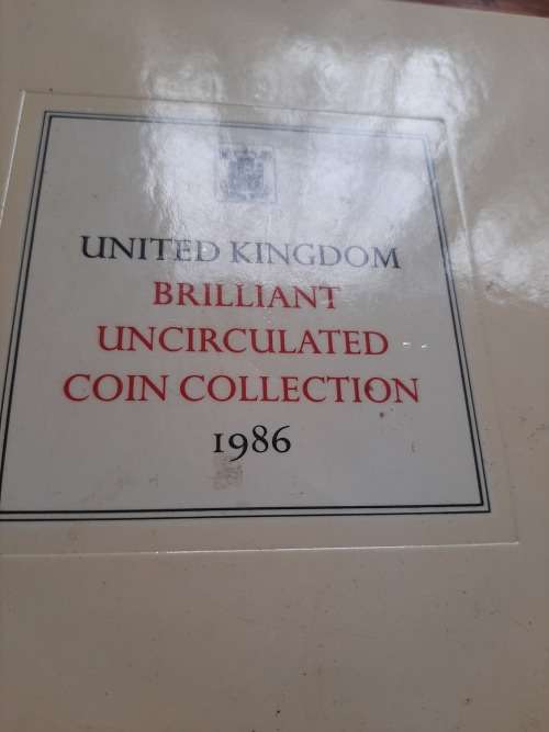 United kingdom brilliant uncirculated coin collection