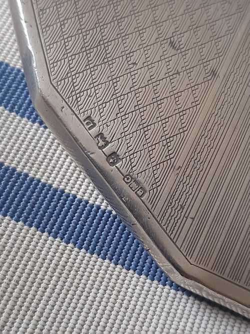 Art deco hand mirror