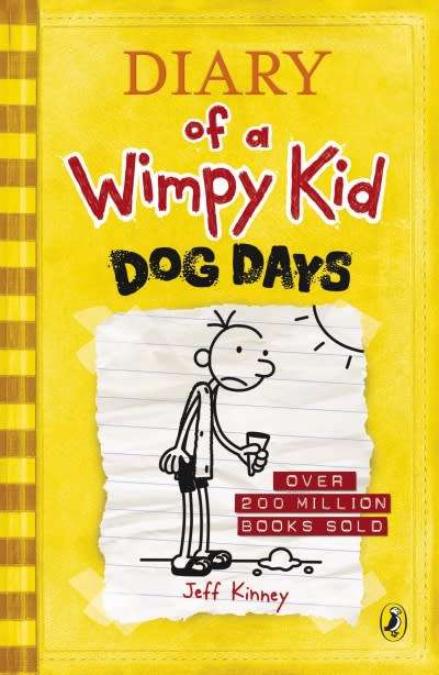 DIARY OF A WIMPY KID - DOG DAYS by JEFF KINNEY (Book #4)