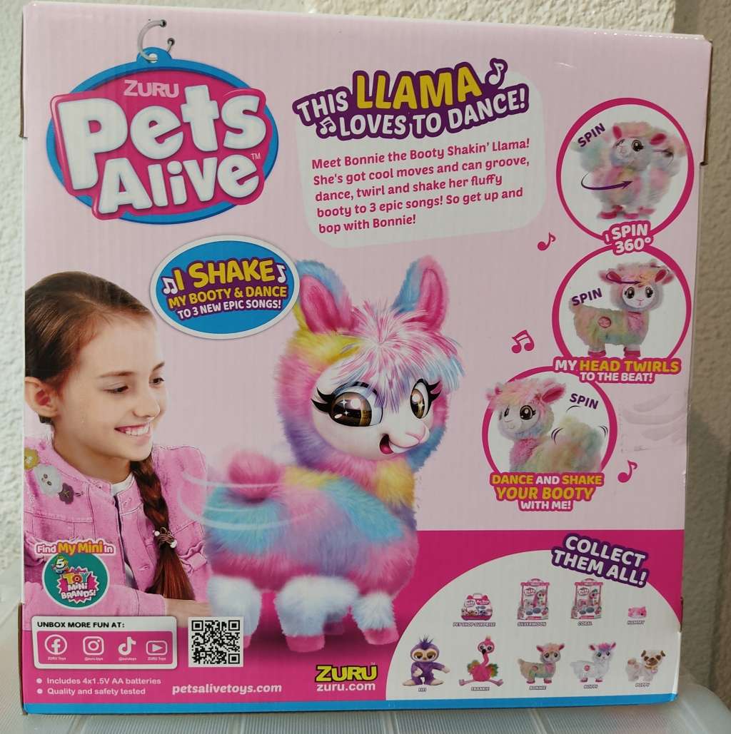 ZURU PETS ALIVE - BONNIE THE BOOTY SHAKIN` LLAMA