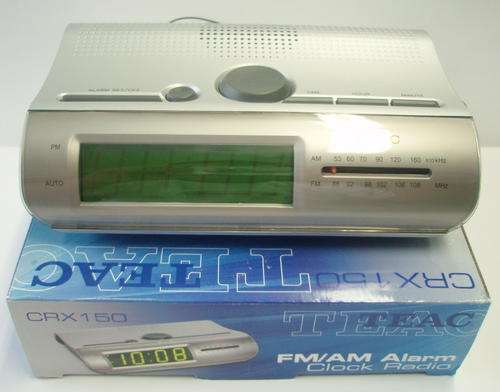 TEAC FM/AM ALARM CLOCK RADIO - NEW