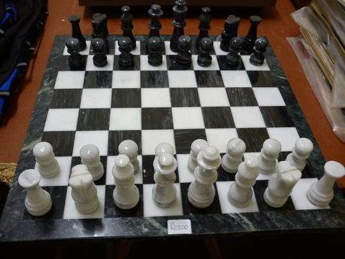 Unique Zimbabwean Stone Chess Set