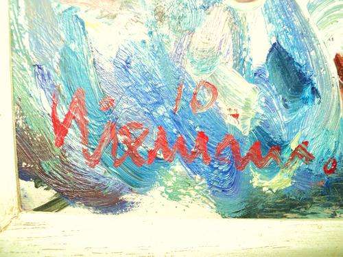 HENNIE NIEMANN SNR OILON BOARD 32CMX 21CM BARGAIN