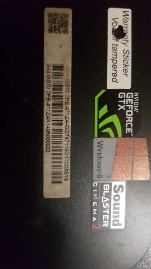   MSI GS70 -2PE Gaming Machine : i7 | 16GB Ram | 2GB Nvidea Graphics |