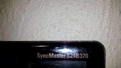 Samsung SyncMaster S24B370 LED 24 Inch Monitor only power and vga cables