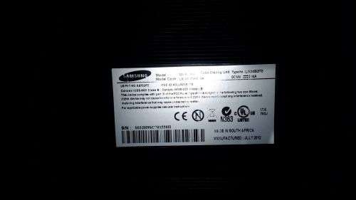 Samsung SyncMaster S24B370 LED 24 Inch Monitor only power and vga cables