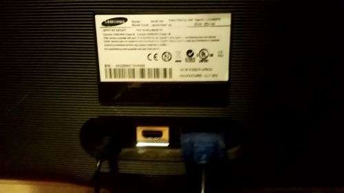 Samsung SyncMaster S24B370 LED 24 Inch Monitor only power and vga cables