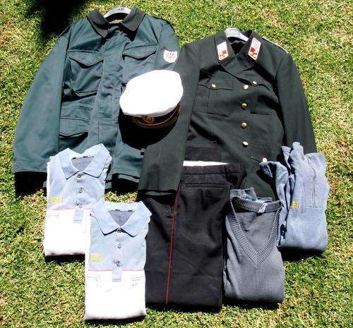 AUSTRIAN POLICE original uniform/outfit, 8 pieces!