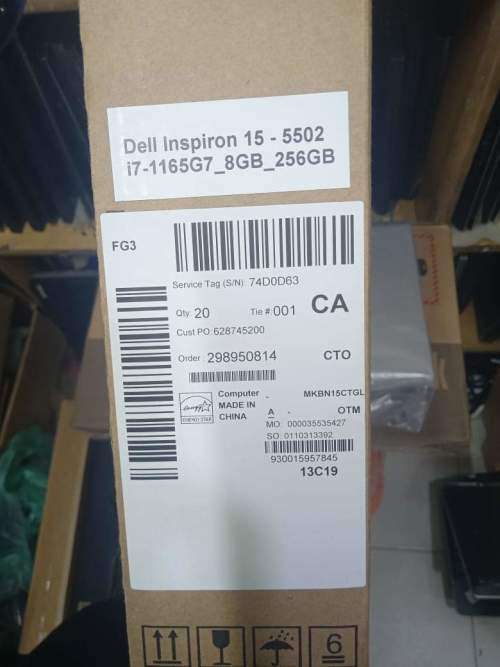 Dell Inspiron 15 5502 I7-1165G7
