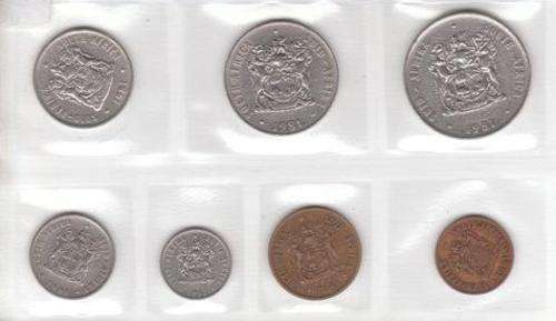 *** 1981 SEALED COIN SET - AS FROM SA MINT. SEE IMAGES. UNCIRCULATED. MINTAGE 10 000.