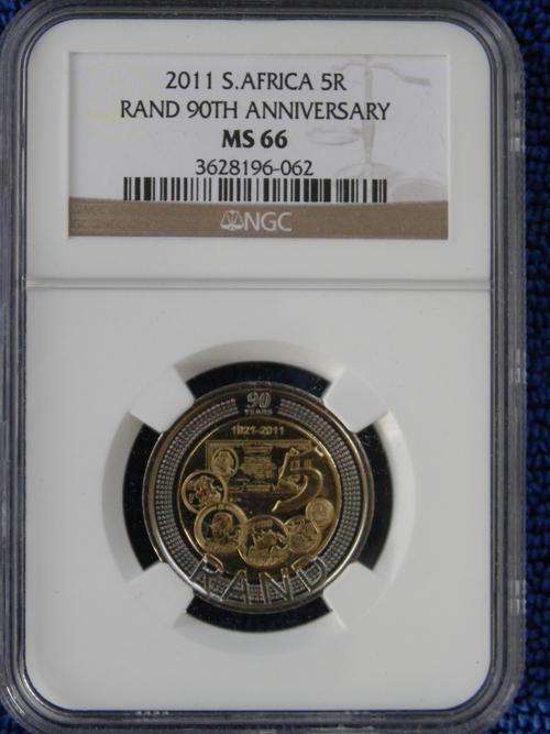 MS66 R5 IN MINT STATE - GRADED BY NGC - SARB 90TH CELEBRATION COIN WITH ENORMOUS HISTORY!