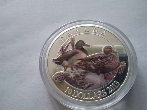 2013 CANADA SILVER CLAD - 10 DOLLARS  - QUEEN ELIZABETH COMMEMORATIVE COIN. ENCAPSULATED.