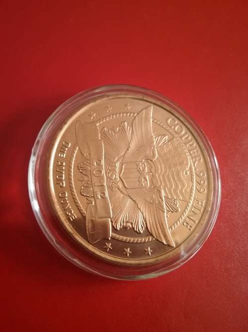 ***GREAT*** PURE 2013 COPPER EAGLE - STATUE OF LIBERTY - ONE AVDP OUNCE. NOT CLAD.
