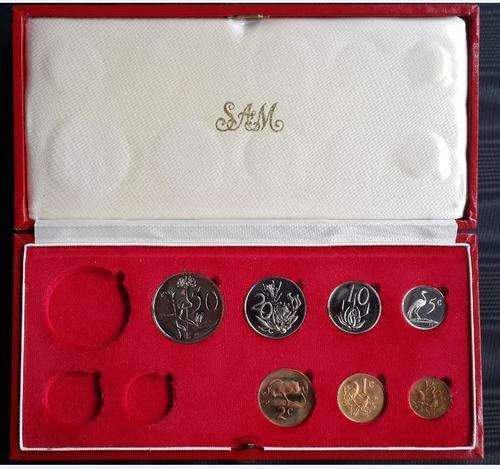 R1 START! 1979 PARTIAL LONG PROOF SET - 1/2C TO 50C - IN ORIGINAL SAM BOX.