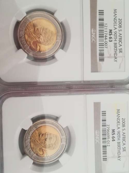 RARE GRADES ****MS63 + MS64 ** SCARCE GRADES!!! NGC-GRADED. BID TO TAKE BOTH !!!
