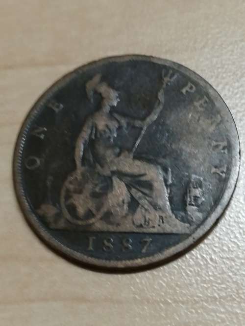1887 *** VICTORIA ONE PENNY*** MORE THAN A CENTURY OLD!!
