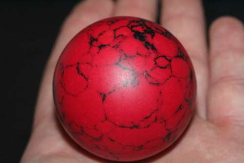 Red Turquoise Ball