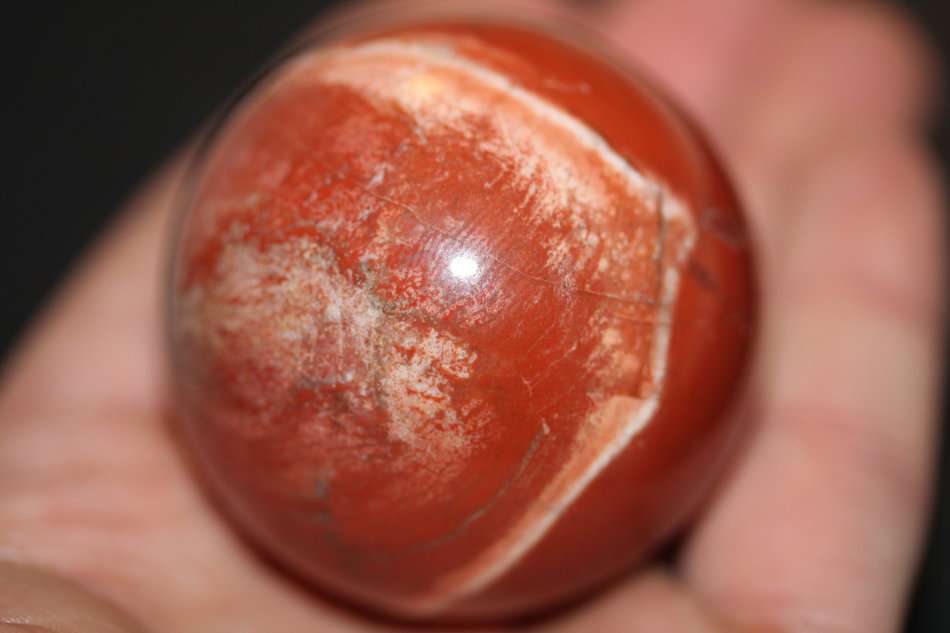 Rare Red Jasper Ball