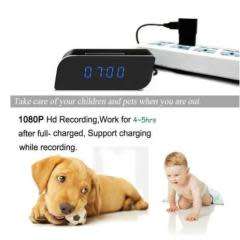 WiFi 1080P HD IP Hidden Spy Camera Video Recorder Wireless Security  Cam Clock