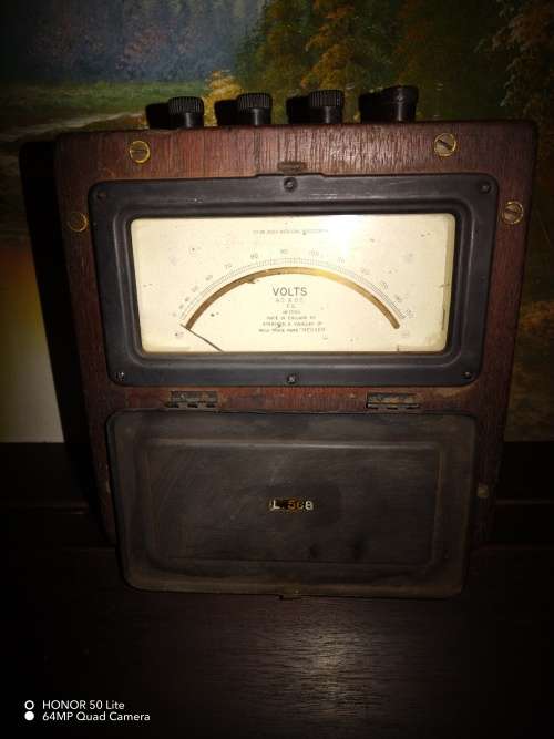 Vintage volt meter