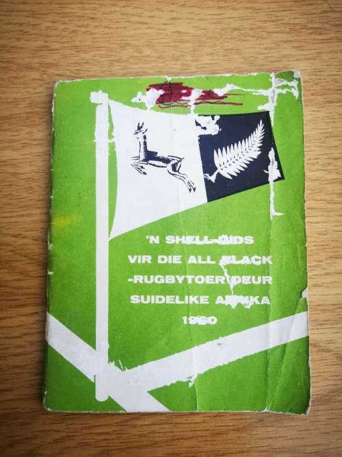 1960 Afrikaans Original Autographed "All Blacks in South Africa" Booklet