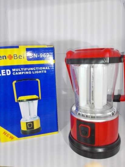 LED MULTI FUNCTIONAL SOLAR CAMPING LIGHT: - Model: SN-969