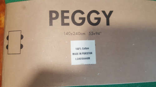 100% cotton green table cloth size :140x240cm