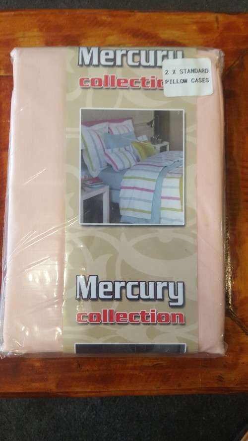 2x standard pillow case Mercury comfy collection/new year special/size:45x70cm