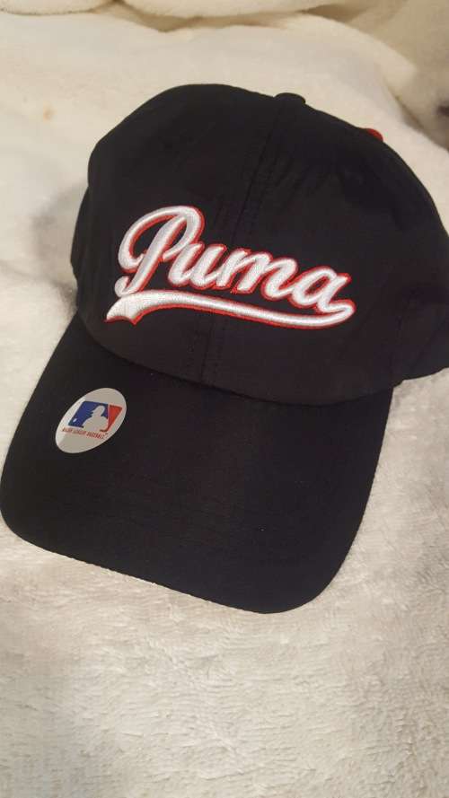 Puma one size major leagur baseball cap--black