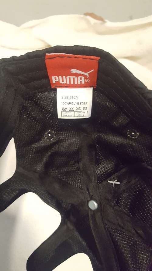 Puma one size major leagur baseball cap--black