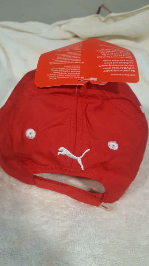 Puma one size major leagur baseball cap--red