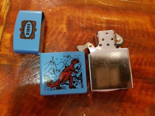 Zippo type lighter with Logos x5