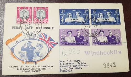 south afirca postal history covers