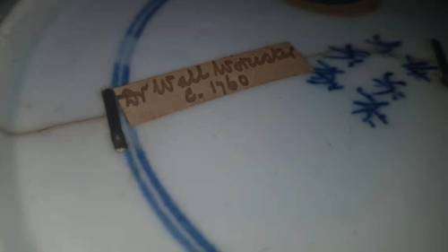 oriental blue and white  nanking garden wall deco plates 1760