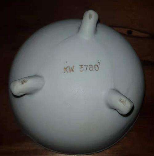 Vintage Lefton Trinket Box Ceramic  KW 3780 Flowers Pattern Japan