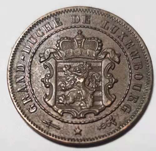 1908 Luxembourg 2 1/2 centimes beautiful coin