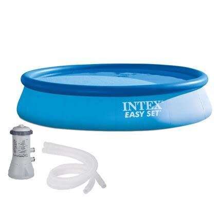Intex swimming pool with pump