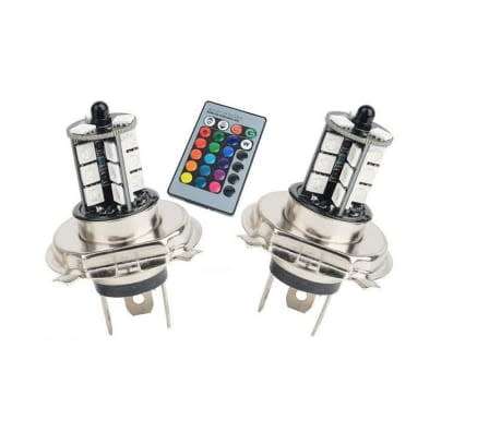 Colour changing headlamp H4