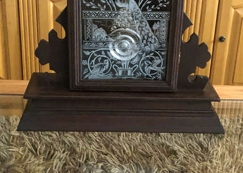 ANTIQUE ANSONIA GINGERBREAD MANTEL OR WALL CLOCK