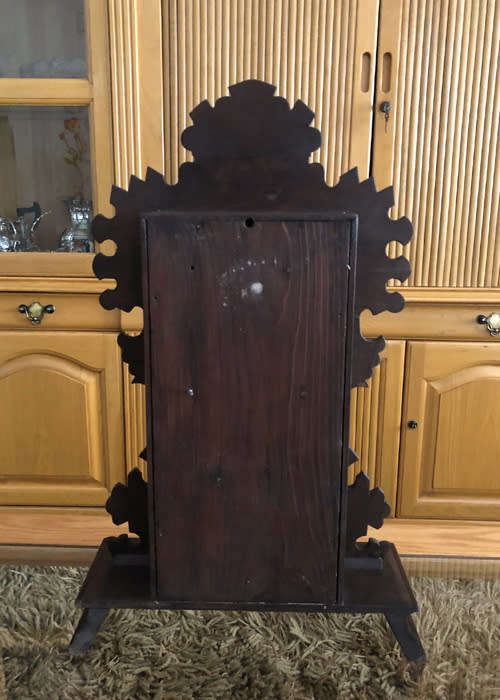 ANTIQUE ANSONIA GINGERBREAD MANTEL OR WALL CLOCK