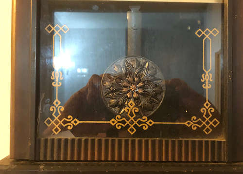 ANTIQUE RYTHM WOODEN WALL CLOCK 30 DAYS WINDING