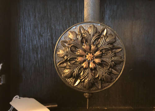 ANTIQUE RYTHM WOODEN WALL CLOCK 30 DAYS WINDING