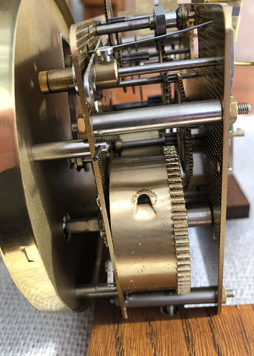 ANTIQUE MANTEL CLOCK, DUTCH WARMINK WUBA