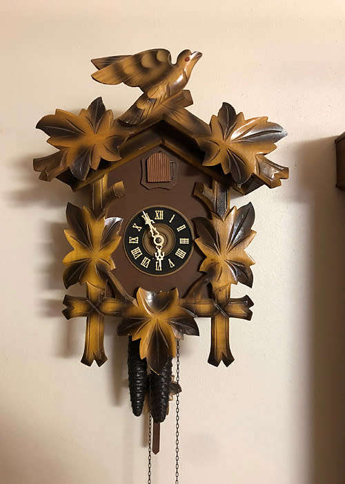 ANTIQUE MECHANICAL CUCKOO CLOCK