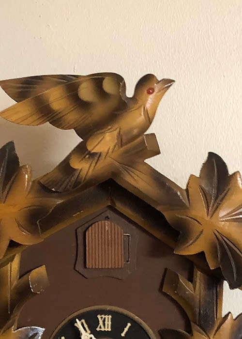 ANTIQUE MECHANICAL CUCKOO CLOCK