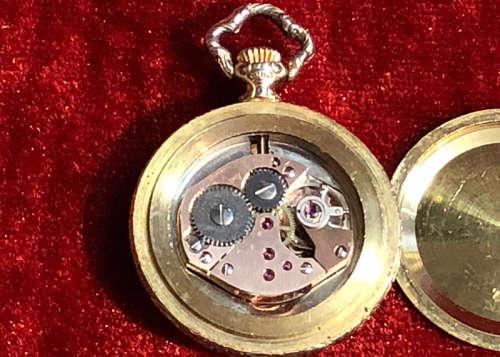 ANTIQUE LADIES POCKET WATCH EXACTUS, WINDING
