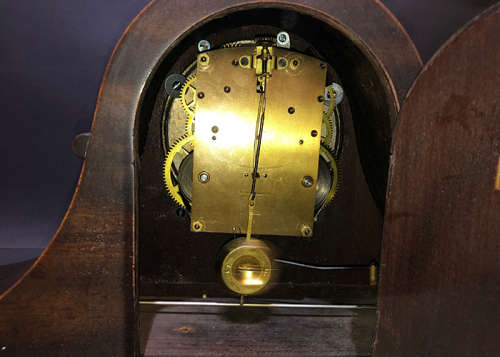 ANTIQUE ANSONIA MANTLE CLOCK, WORKING, CIRCA 1920