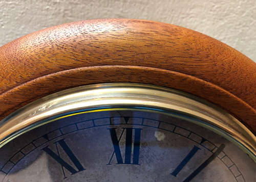 STUNNING ANTIQUE STATION CLOCK, FUSEE MOVEMENT CIRCA 1860, WORKING