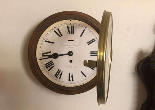 ANTIQUE SMITHS STATION CLOCK ASTRAL 1946